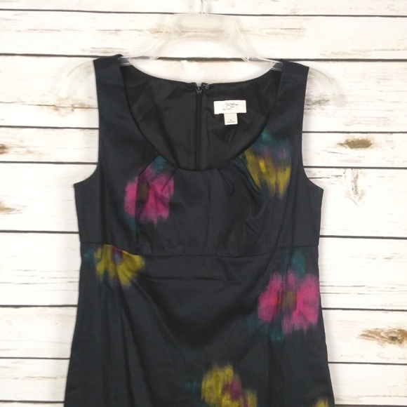 LOFT Watercolor Floral Print Sheath Dress 4 - Picture 3 of 5